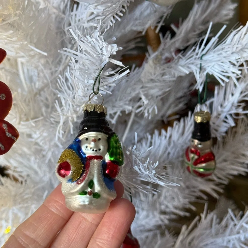 Vintage 1986 Christmas Candy Cane Nutcracker Santa Clause Ornament Set of 26